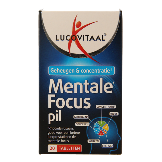 Lucovitaal Mentale focus pil 20 Tabletten