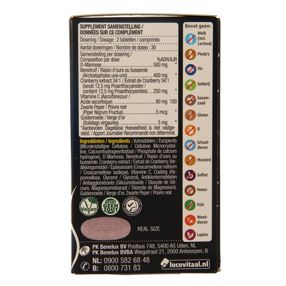 Lucovitaal D-Mannose cranberry 60.00 Tabletten