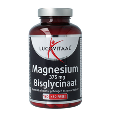 Lucovitaal Magnesium bisglycinaat 375mg 210 Tabletten