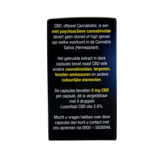 Lucovitaal Cannabidiol CBD 5mg 30.00 Capsules