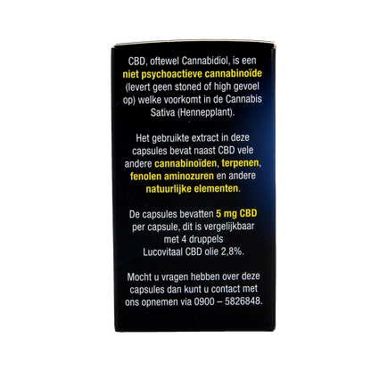 Lucovitaal Cannabidiol CBD 5mg 30.00 Capsules