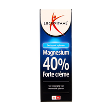 Lucovitaal Magnesium 40% forte creme 75.00 Gram