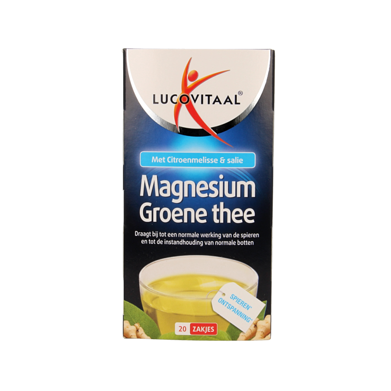 Lucovitaal Magnesium groene thee 20 Zakjes
