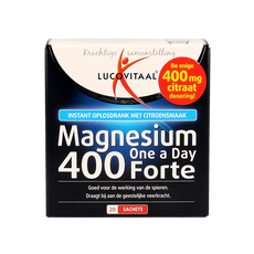 Lucovitaal Magnesium 400 forte 20.00 Sachets