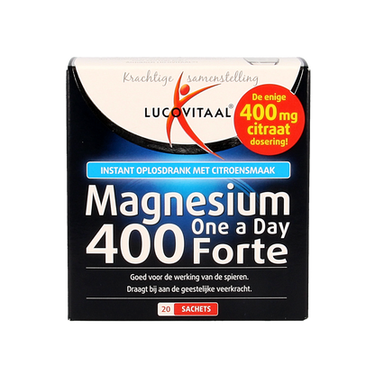 Lucovitaal Magnesium 400 forte 20.00 Sachets