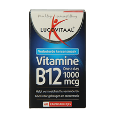 Lucovitaal Vitamine B12 1000mcg 60.00 Kauwtabletten