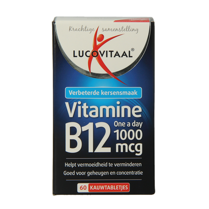Lucovitaal Vitamine B12 1000mcg 60.00 Kauwtabletten