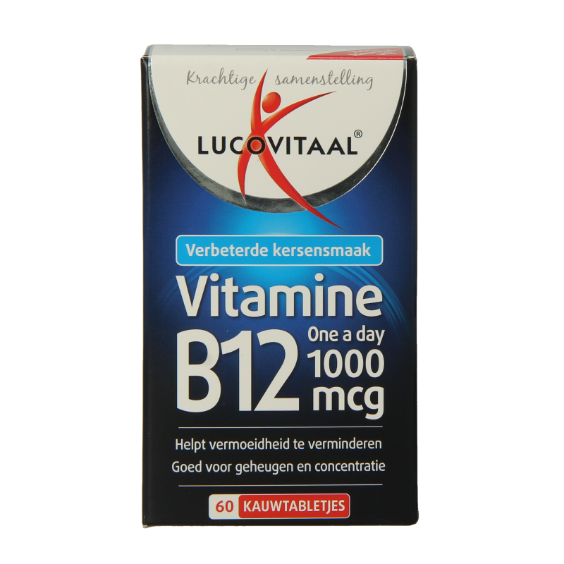Lucovitaal Vitamine B12 1000mcg 60 Kauwtabletten
