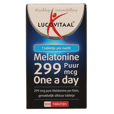 Lucovitaal Melatonine puur 0.299mg 500.00 Tabletten