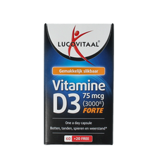 Lucovitaal Vitamine D3 75mcg 80.00 Capsules