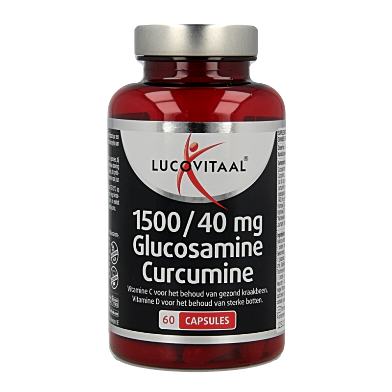 Lucovitaal Glucosamine & curcumine 1500/40mg 60 Capsules