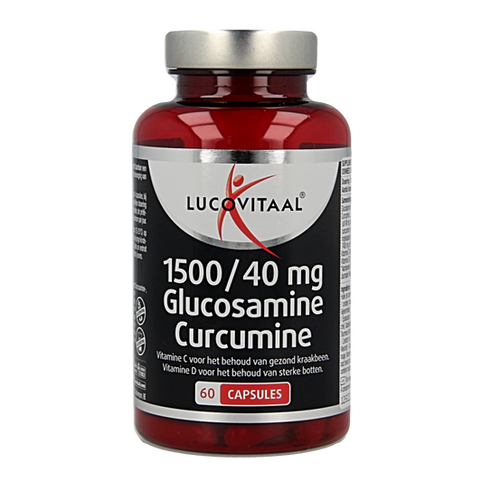 Lucovitaal Glucosamine & curcumine 1500/40mg 60 Capsules