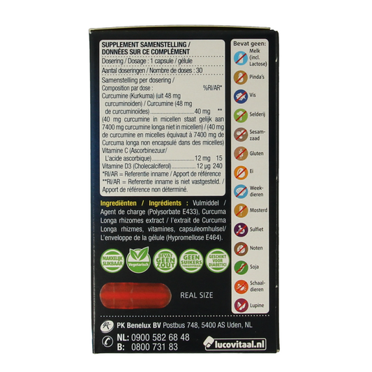 Lucovitaal Super kurkuma 30.00 Capsules