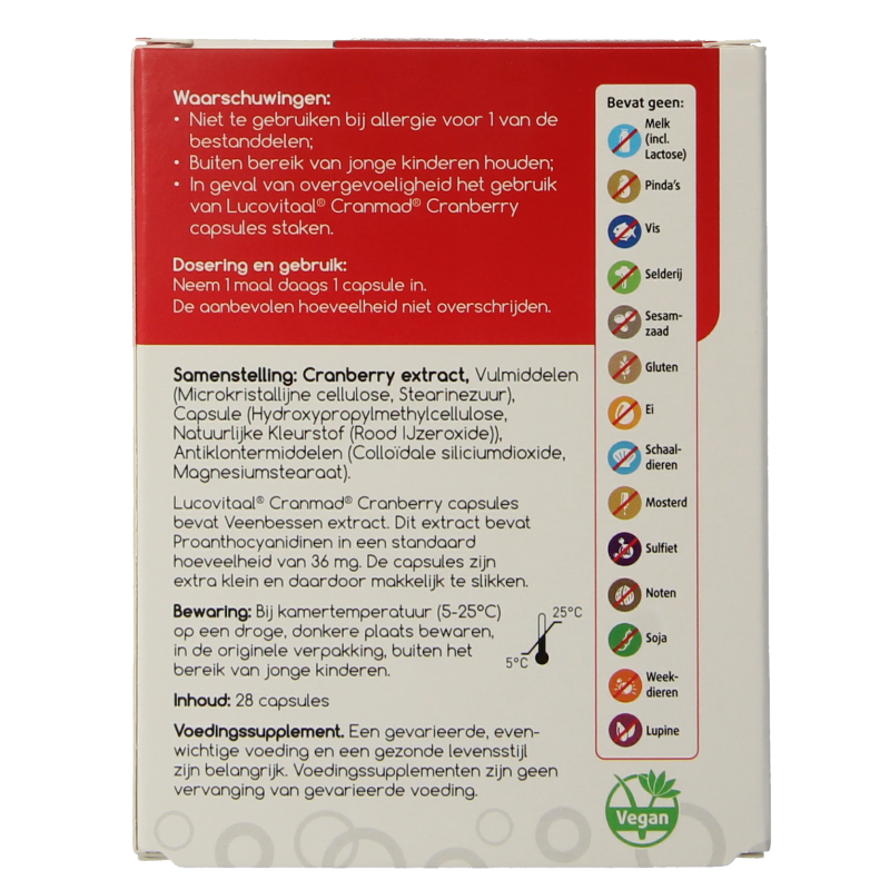 Lucovitaal CranMad 28 Capsules