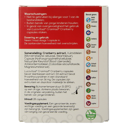 Lucovitaal CranMad 28.00 Capsules