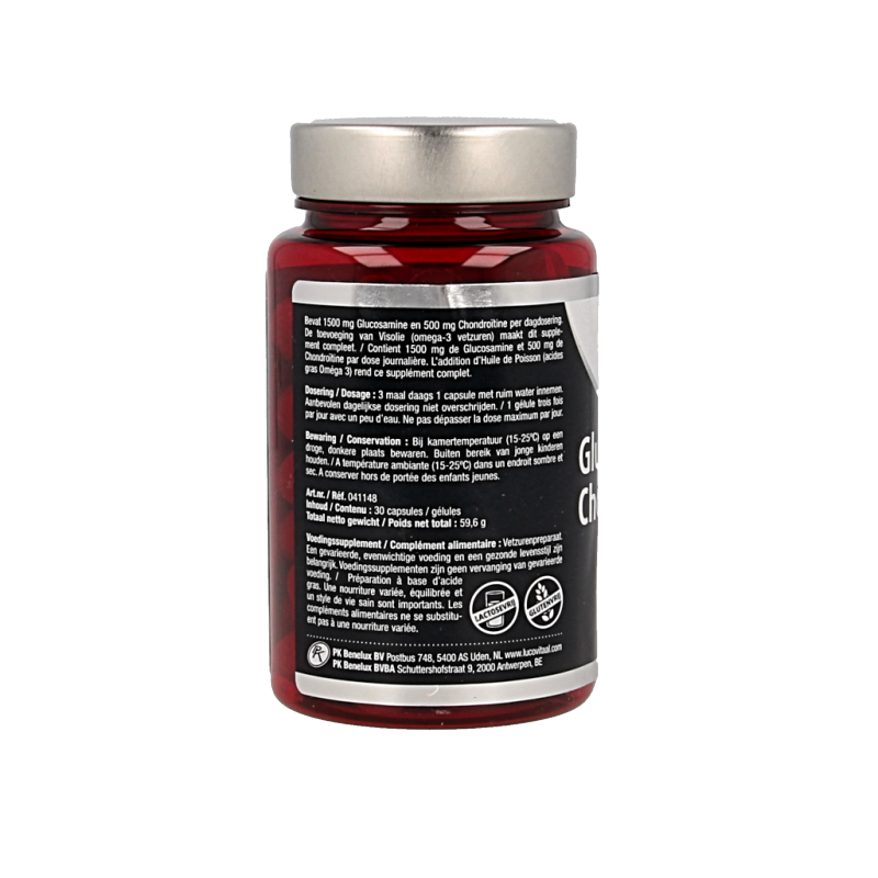 Lucovitaal Glucosamine chondroitine visolie 30 Capsules
