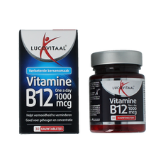 Lucovitaal Vitamine B12 1000mcg 30.00 Kauwtabletten