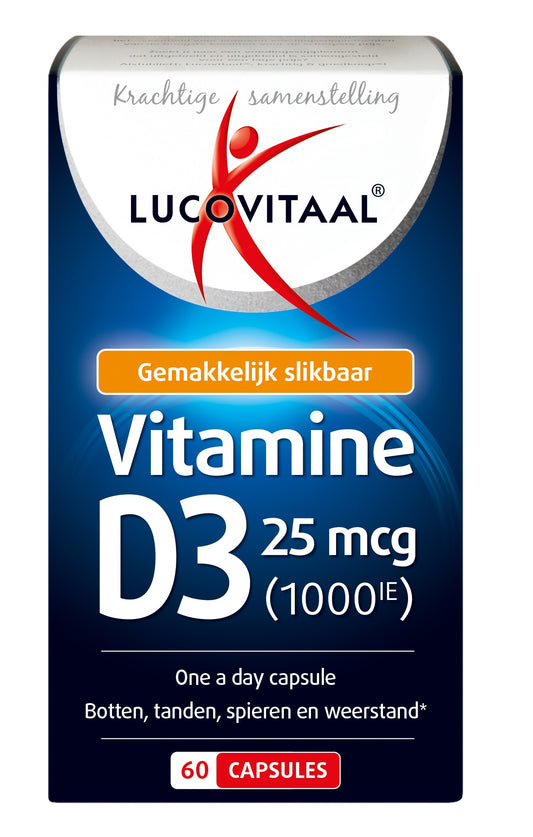 Lucovitaal Vitamine D3 25mcg 60 Capsules