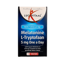 Lucovitaal Melatonine L-Tryptofaan 5mg 30.00 Tabletten