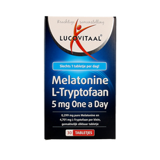Lucovitaal Melatonine L-Tryptofaan 5mg 30 Tabletten