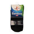 Lucovitaal Bamboe sok lang zwart  maat 35-38 1 Paar