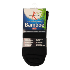Lucovitaal Bamboe sok lang blauw  maat 39-42 1 Paar