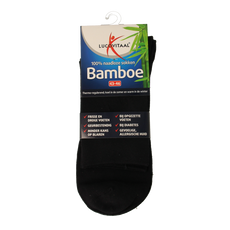 Lucovitaal Bamboe sok lang blauw  maat 43-46 1 Paar