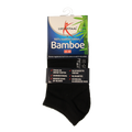 Lucovitaal Bamboe enkelsok zwart  maat 35-38 1 Paar