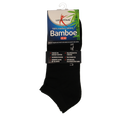 Lucovitaal Bamboe enkelsok zwart  maat 43-46 1 Paar
