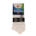 Lucovitaal Bamboe enkelsok wit  maat 35-38 1 Paar