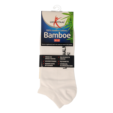 Lucovitaal Bamboe enkelsok wit  maat 39-42 1 Paar