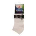 Lucovitaal Bamboe enkelsok wit  maat 47-50 1 Paar