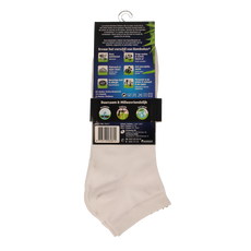 Lucovitaal Bamboe enkelsok wit  maat 47-50 1 Paar