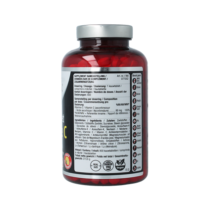 Lucovitaal Vitamine C 80mg citroen 800.00 Kauwtabletten