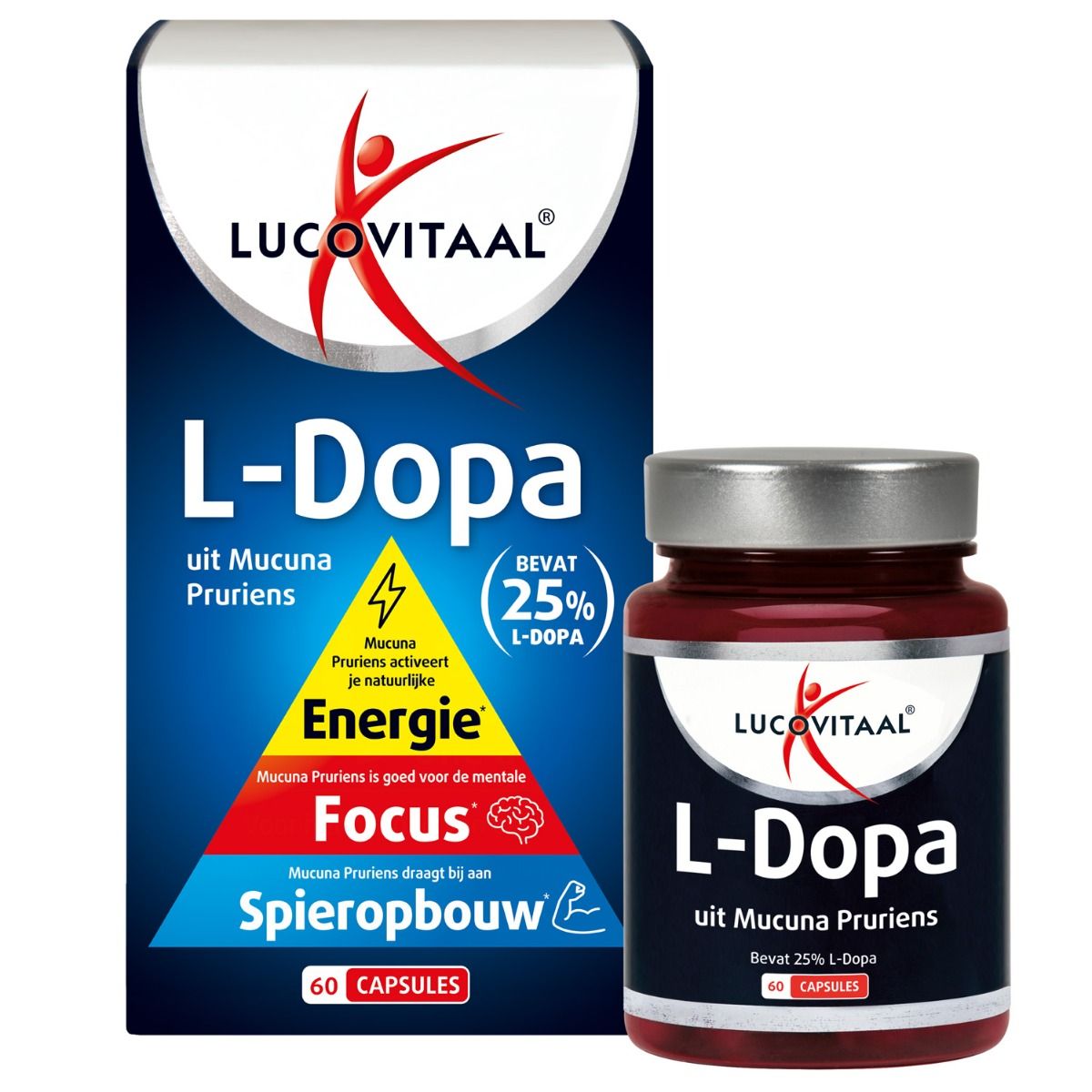 Lucovitaal L-Dopa mucana pruriens 60 Capsules