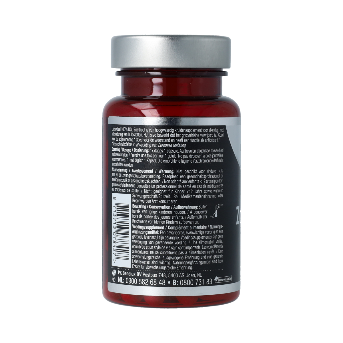 Lucovitaal Zoethout DGL 100%  60.00 Capsules