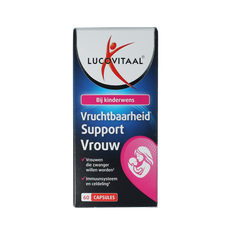 Lucovitaal Vruchtbaarheid support vrouw 60.00 Capsules
