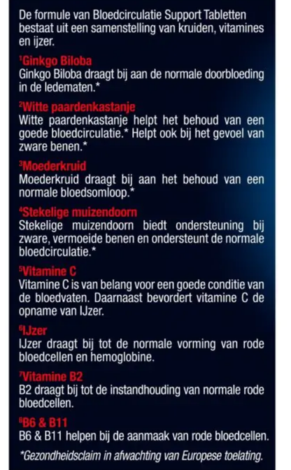 Lucovitaal Bloedcirculatie support 60.00 Tabletten