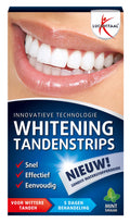 Lucovitaal Whitening tandenstrips mint 1 Set