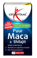 Lucovitaal Maca en shilajit puur 60 Tabletten