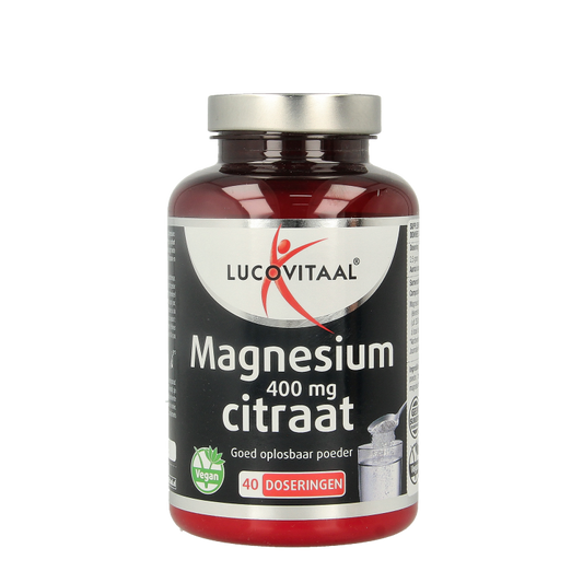 Lucovitaal Magnesium citraat 400mg poeder 100 Gram