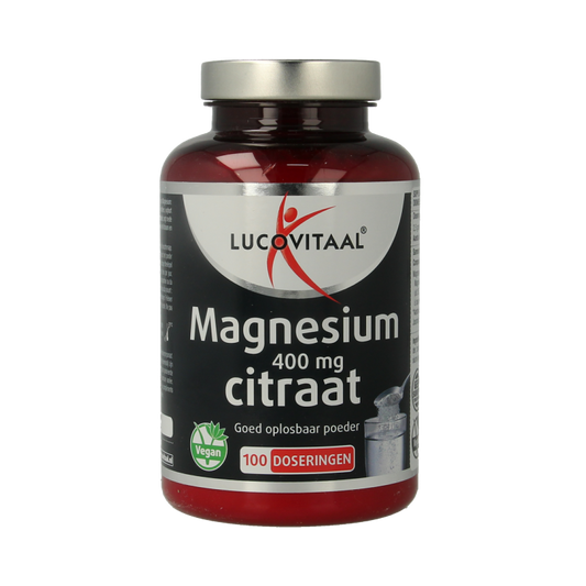 Lucovitaal Magnesium citraat 400mg poeder 250 Gram