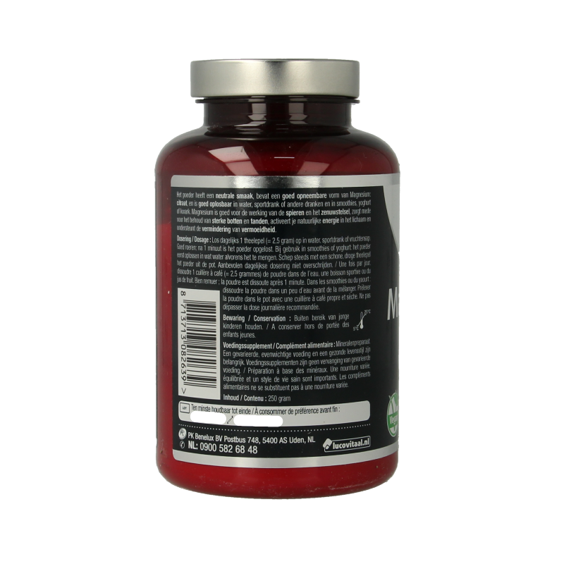 Lucovitaal Magnesium citraat 400mg poeder 250 Gram
