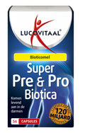 Lucovitaal Super pre & probiotica 120 miljard 56.00 Capsules