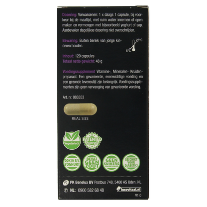 Lucovitaal Haar volume max verpakking 120.00 Capsules