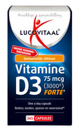 Lucovitaal Vitamine D3 75mcg 3000IE 365 Capsules