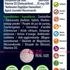 Lucovitaal Vitamine D3 25mcg 90.00 Kauwtabletten