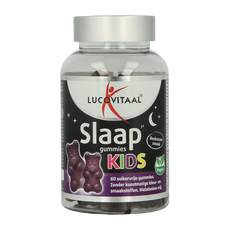 Lucovitaal Slaap gummies kids bosbes vega 60 Gummies