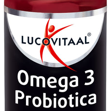 Lucovitaal Omega 3 probiotica D3 vegan 60.00 Capsules