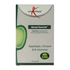 Lucovitaal Ideaal gewicht appelazijn 48.00 Capsules